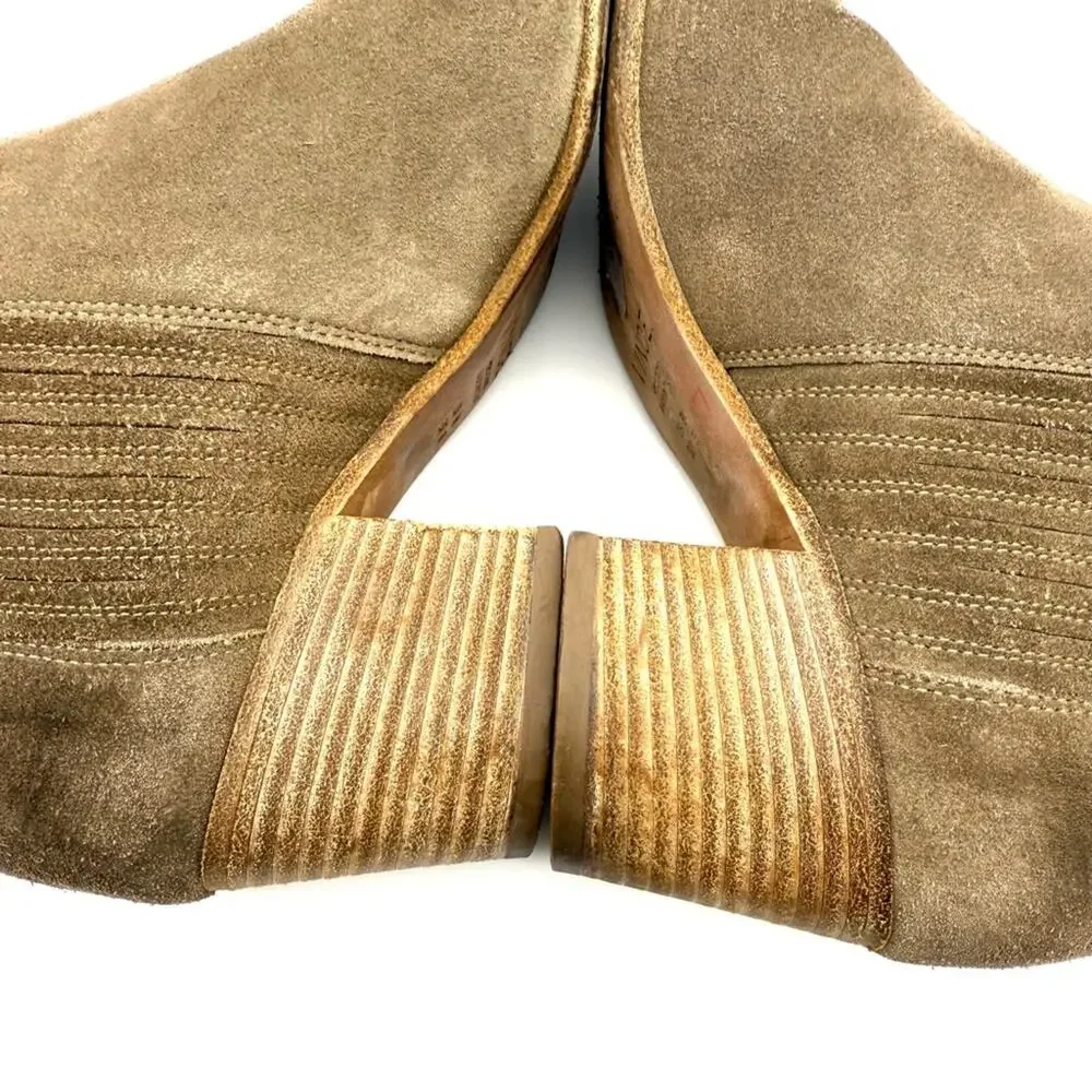 Vince Haider Ankle Bootie Flint Suede 8